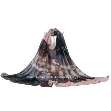 Ethnic Style Stripe Printed Scarf for Lady